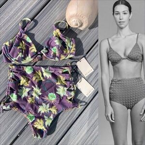 ACACIA Set - Nell Underwire Bikini Top & Queens High Waist Bottom in Nia - XL/L